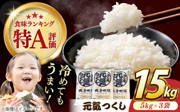 
            【★先行予約★　2024年12月上旬より発送】【令和6年産】元気つくし 15kg （5kg×3袋） 米 こめ コメ お米 ご飯 ごはん 精米 白米 新米 ライス 元気つくし 県産米 国産米 ブランド米 福岡 めし丸 広川町 / JAふくおか八女農産物直売所どろや [AFAB001]
          