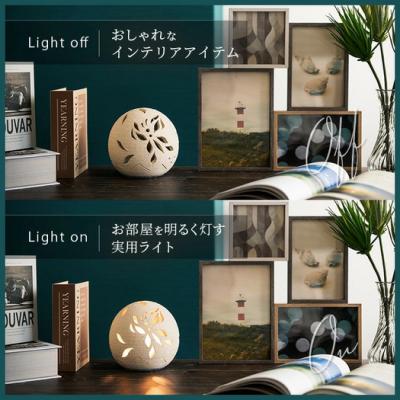 ふるさと納税 石垣市 丸形ランプシェード (蝶) [クリアガラス電球付属] |  | 02