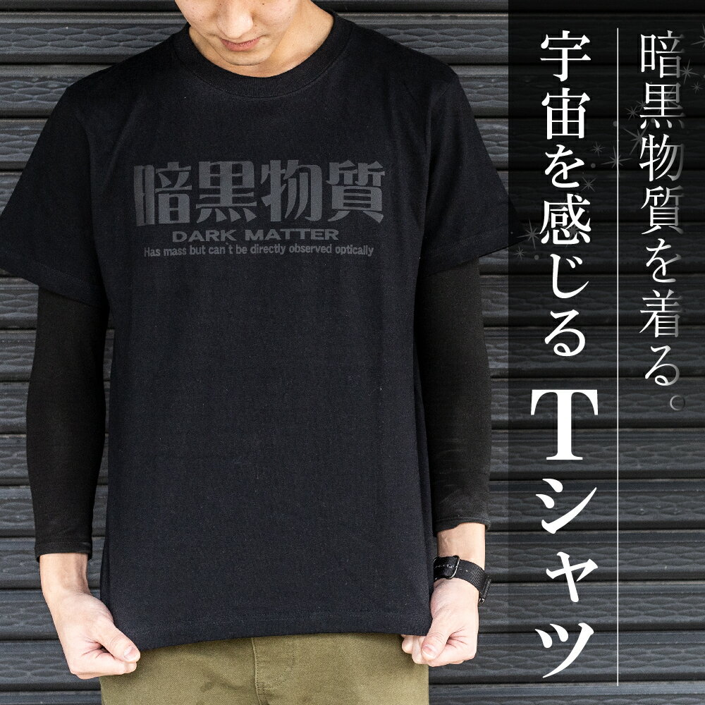 【ふるさと納税】暗黒Tシャツ メンズ レディース 半袖 黒 夏服 ブラック ロゴ 14000円 ［Q1306x］