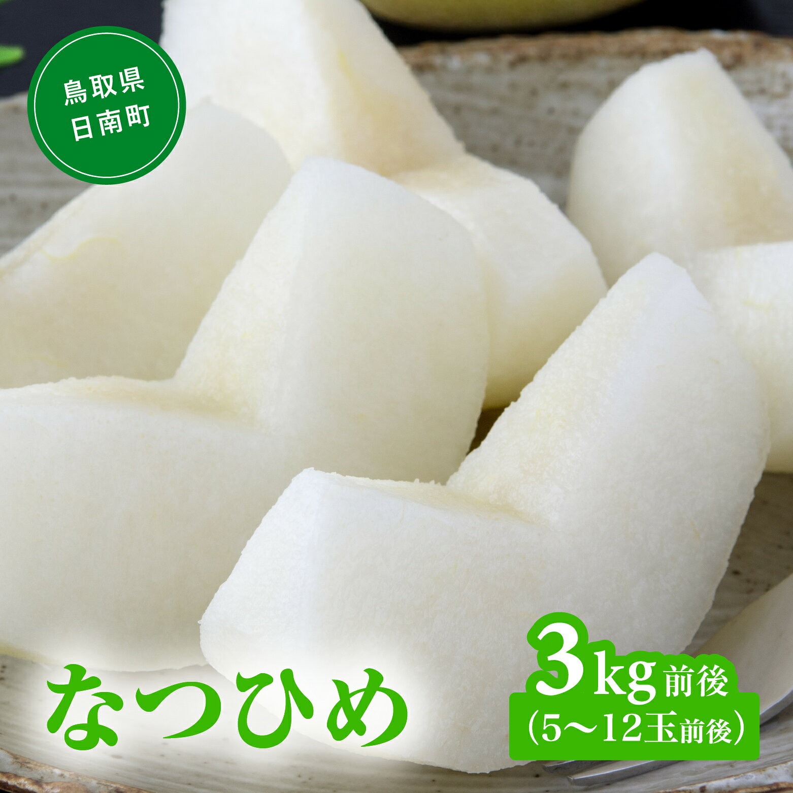 【ふるさと納税】【令和9年産先行予約】2027年 なつひめ 3kg(5～12玉前後) 梨 なし 果物 日南町 高間商店