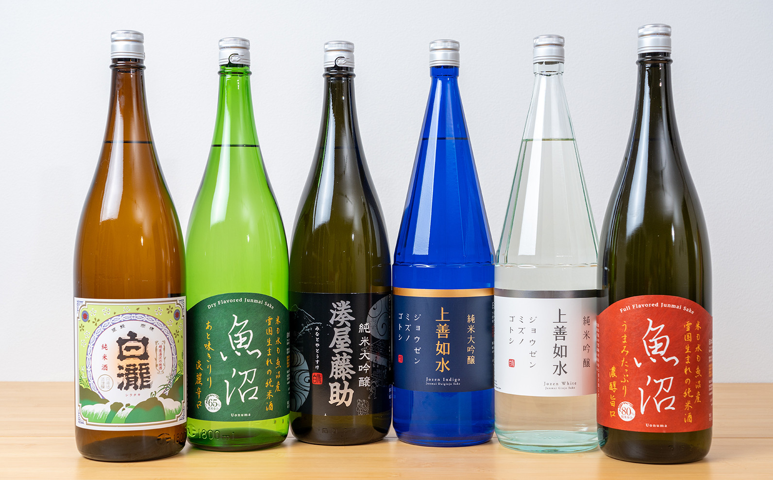 
【地酒】白瀧酒造 定番商品 詰め合わせ 1800ml×6本入り 純米大吟醸/純米吟醸/純米酒
