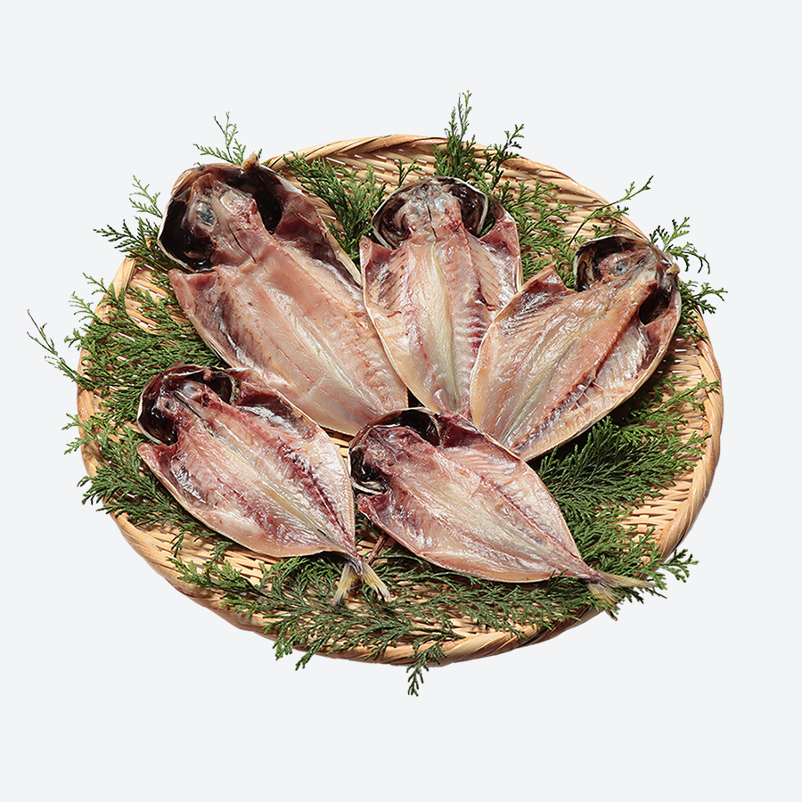 ＜NUMAZU HIMONO AWARD受賞＞あじ干物食べ比べ5枚セット（三越伊勢丹選定）