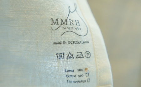 anyone apron 黒 1枚 エプロン リネン フリーサイズ MMRH wardrobe 静岡 島田市