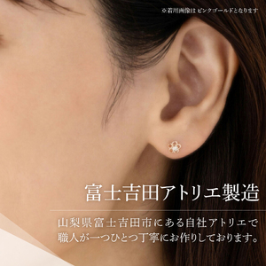 ピアス K18ポスト ピアス プチフラワー ゴールド jk79-2 アクセサリー