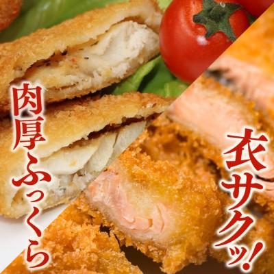 ふるさと納税 茨城町 スパイシーサーモンフライ&スパイシー白身魚フライ 計20個入り(40g×各10個) |  | 01