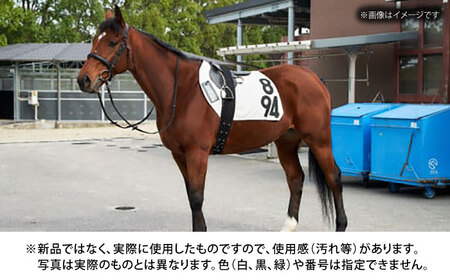 調教ゼッケン＋騎手サイン色紙セット