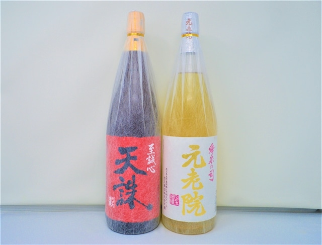 No.1185-2　白玉醸造「天誅・元老院（1升瓶）」2本セット