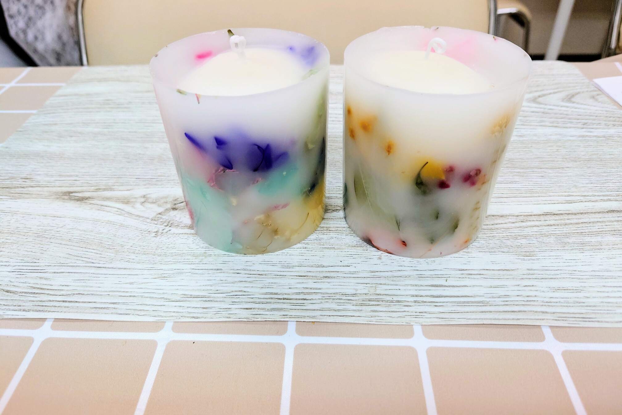 新宿フラワークラフト体験工房 ふわっと香るボタニカルキャンドル作り