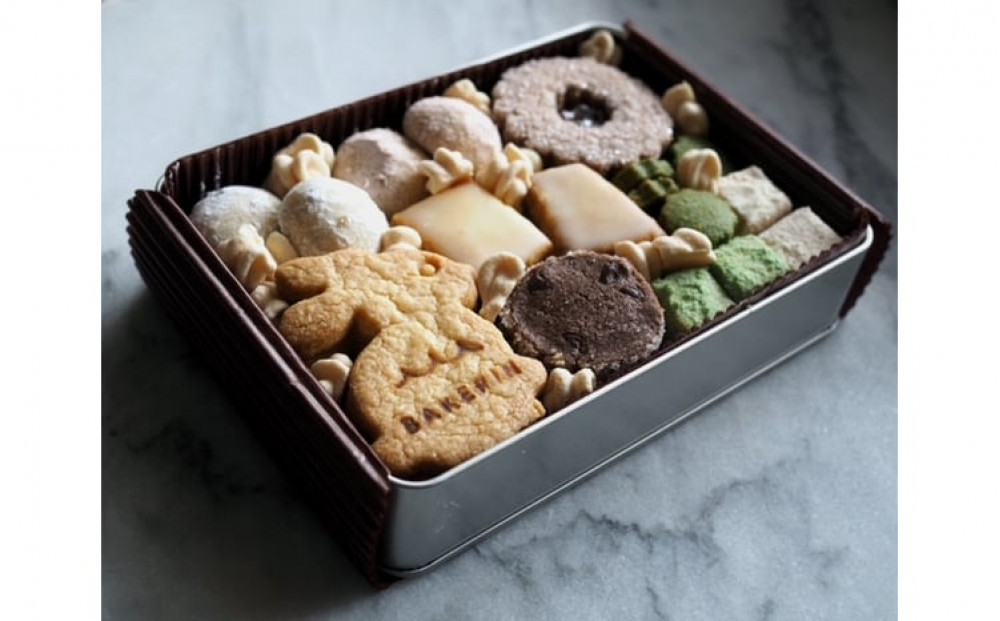 クッキー 缶 詰め合わせ 『うさぎ』【手作り 焼き菓子 】スイーツ 菓子 人気 （ サブレ リンツサブレ シナモン りんご くるみ スノーボール いちご レモンサブレ 和三盆クッキー 抹茶 アーモンド メレンゲ チョコサブレ ） 神奈川 相模原 BAKERIN ベイクリン ※着日指定不可