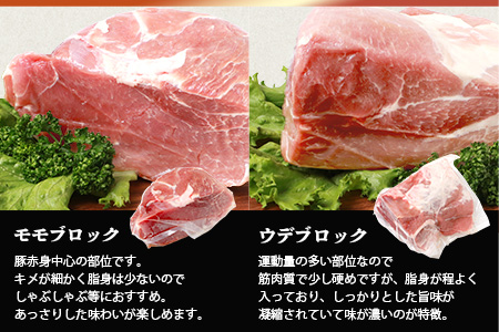 HB-125 THE HOUBOQ 豚肉4種のブロックミックスセット【合計4Kg】