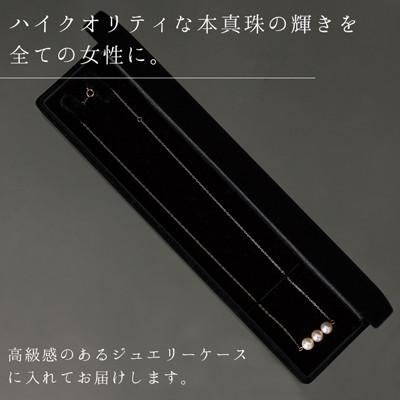ふるさと納税 島原市 【Marycoco】あこや本真珠 7mm 3粒 パールネックレス ケース付NK80-3G |  | 03