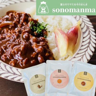 ふるさと納税 御殿場市 富士のウマミをsonomanma!御殿場 スープ・カレーレトルトギフト 非常食保存食 180g×9食