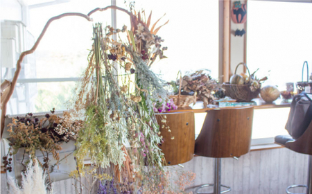 【掛けても置いてもかわいい】ユーカリリース＜Pearl Bay Caf? & Flowers＞ [CEW004]