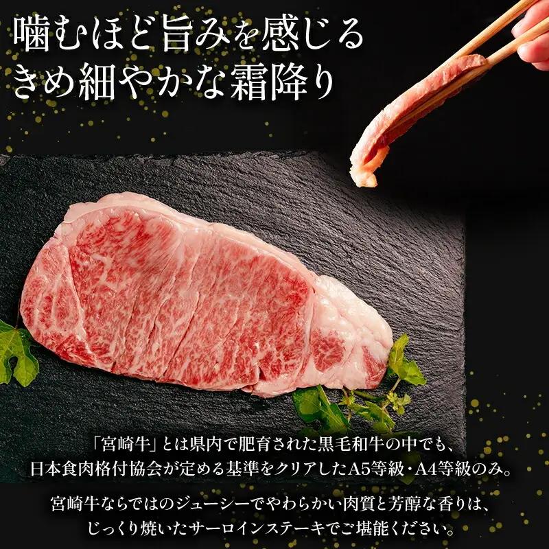 牛肉 ステーキ 牛肉[宮崎牛 サーロイン 400g]