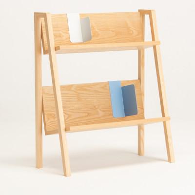 ふるさと納税 旭川市 旭川家具　WOWの【 BOOK RACK(ブックラック)】(エゾアッシュ)　_03205