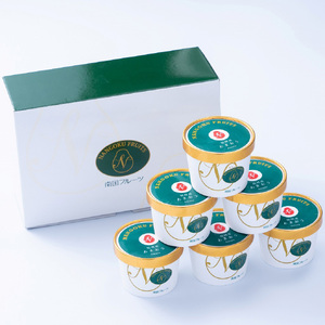 福岡産あまおうジェラート100ml×6個 吉富町/南国フルーツ株式会社[BGAG007]