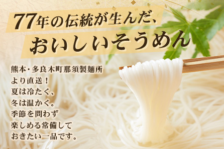那須の おいしい そうめん 2人前×2袋 （ 計4食 ）そうめん 素麺 多良木町そうめん そうめん 素麺 ソーメン 夏 さっぱり 076-0483