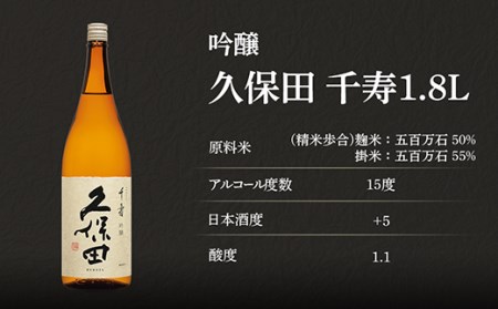 36-40B久保田 千寿1.8L（吟醸）