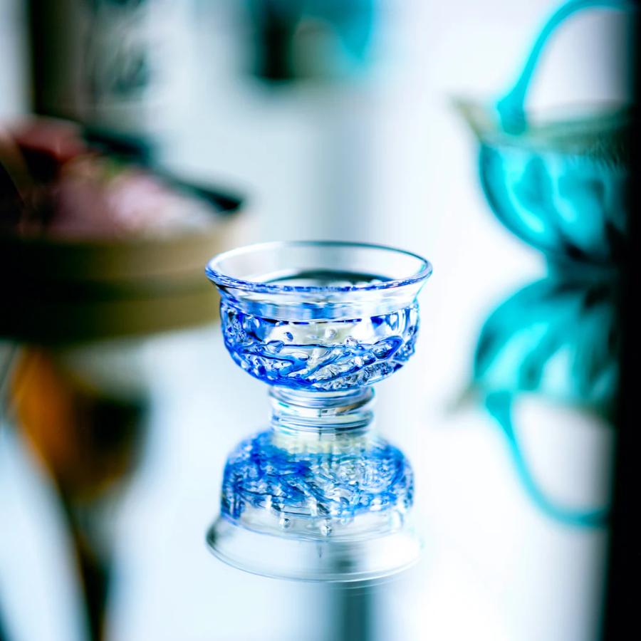 ＜津軽びいどろ＞盃12か月コレクション【3月】春雷