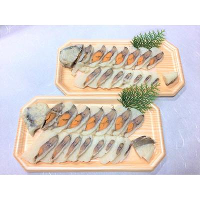 ふるさと納税 近江八幡市 【毎月定期便】近江本にごろ　ふなずし100gスライス×2p全12回 |  | 02