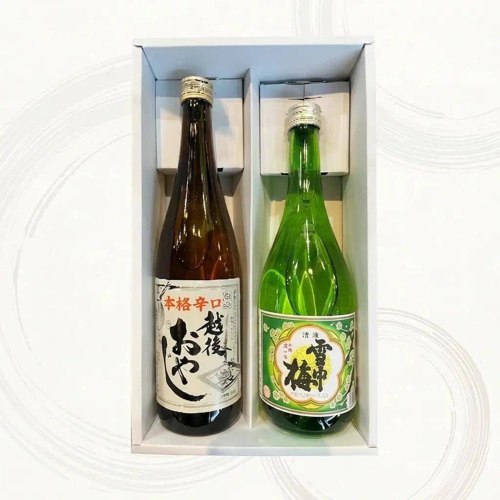 【本格辛口の日本酒セット】越後おやじ720ml、雪中梅720ml/日本酒/甘口/辛口/アルコール