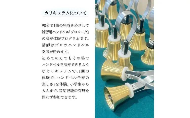 柏市発・世界に1つだけのハンドベル体験（平日・午後・6名様まで） 〈 音楽体験 チケット ふるさと納税 〉
