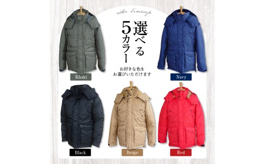 【 カーキ M 】Blue Snow White / マルニオリジナルダウンジャケット 雪国 実用 撥水 保温 軽量 ダウン ジャケット ダウンジャケット