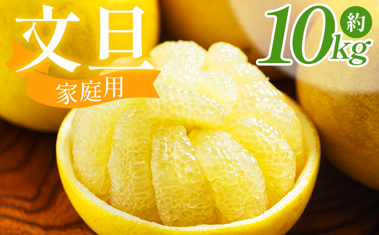 文旦 10kg 家庭用 混合（L〜2Lサイズ） 文旦 高知 訳あり ぶんたん ブンタン わけあり 10キロ 果物 柑橘 フルーツ 香南市産 高知県 nm-0009