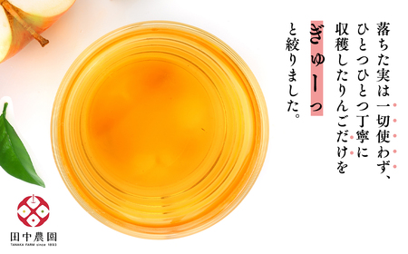 田中農園 100年の歴史 蜜星ジュース 180ml×12本 林檎 林檎ジュース フルーツ 果物 アップル 青森県 平川市 平川市産 お取り寄せ 果汁 100% リンゴジュース ジュース 贈答 オリジナ