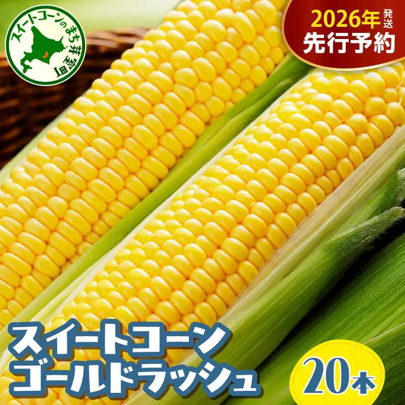 とうもろこし 北海道十勝芽室町 とうもろこし 20本 スイートコーン