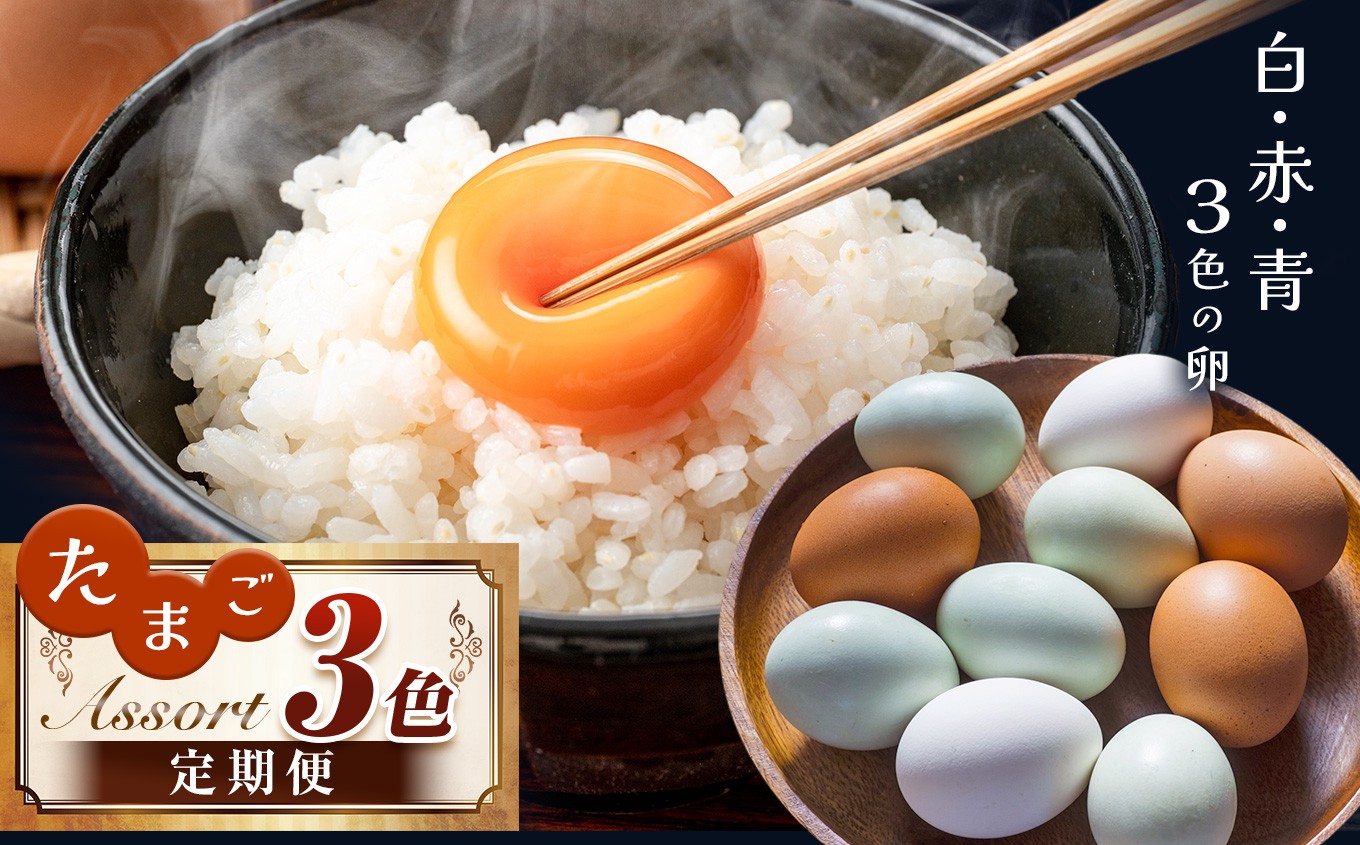 
                  【定期便 3回】 卵3色 アソート 便 白玉 赤玉 青玉 食べ比べ 君津市産 |  菜の花エッグ アスタキサンチン卵 菜の花たまご 三枝農場 赤卵 赤玉 保坂農場 アローカナ あろーかな たまご 卵 タマゴ 玉子 定期便 赤 卵かけご飯 お菓子作り 新鮮 オススメ グルメ セレクト 千葉県 君津市 きみつ
                