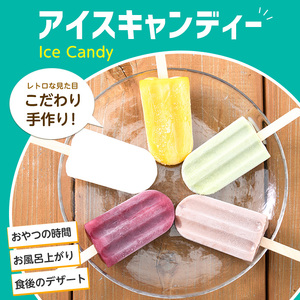 手作りアイスキャンディー エディブルフラワー入り 計16本(たいやき絲や/010-1910) 鹿児島 手作り アイス アイスキャンディー 氷 氷菓子 スイーツ おやつ ミルク あずき チョコ 抹茶 パ