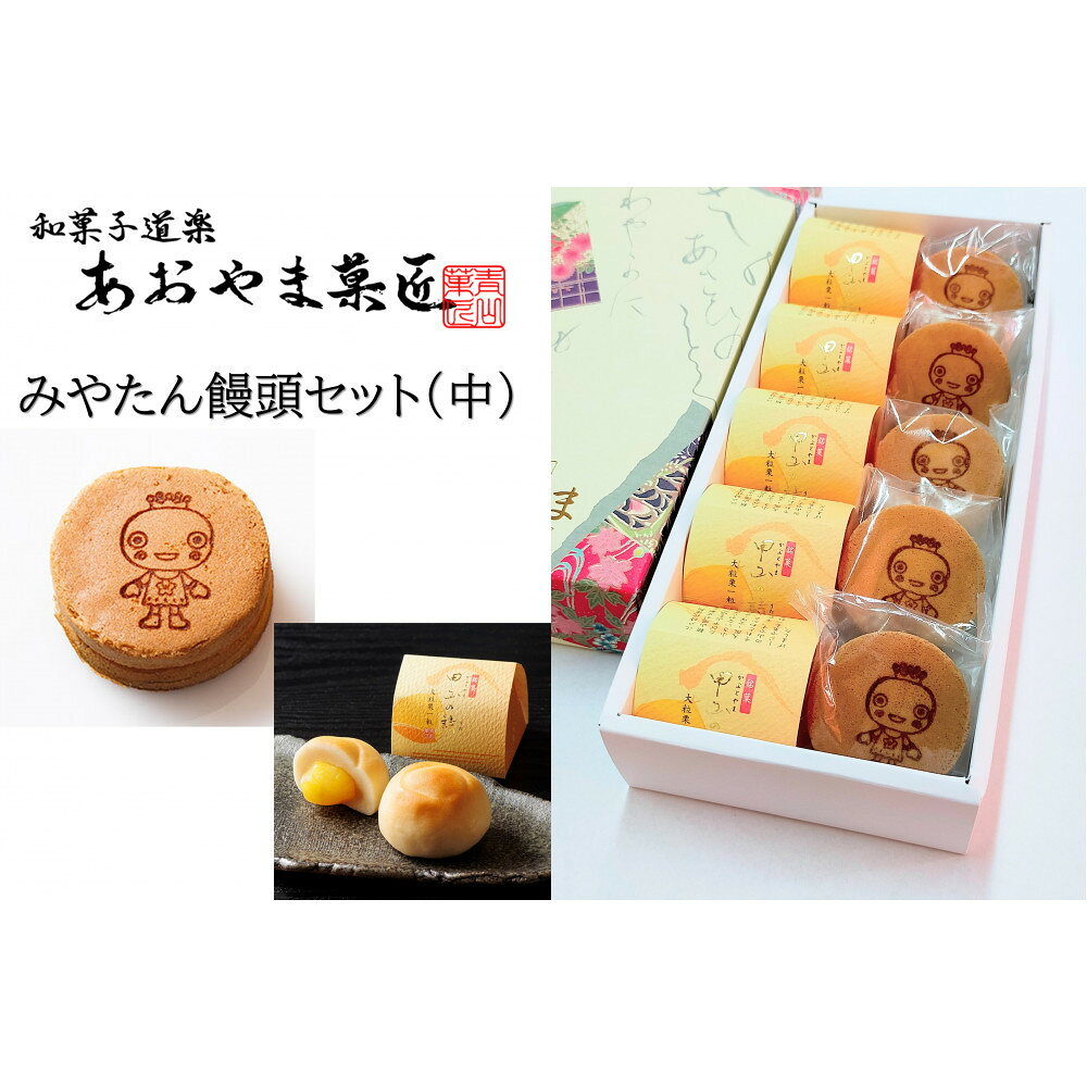 【ふるさと納税】みやたん饅頭セット（中）
