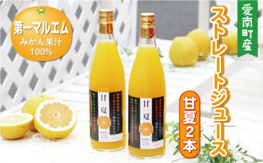 第一マルエムの甘夏ストレートジュース 720ml×2本
