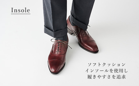 ORIGIO オリジオ 牛革ビジネスシューズ 紳士靴 ORG100（ワイン）【ファッション・靴・シューズ・革製品・革靴】 軽くい 光沢感  BN002 26.5cm