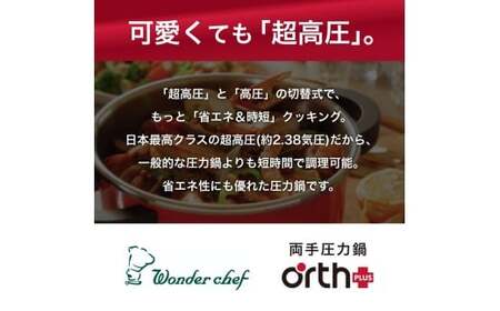 圧力鍋 キッチン・食卓を華やかに演出 オースプラス両手圧力鍋 3.5L ブラック【wdcf0003-1】