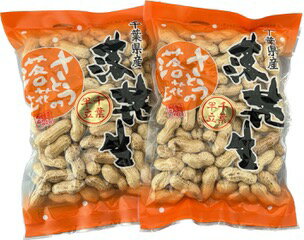 【ふるさと納税】落花生 千葉半立 から煎り 殻付き 250g 2袋 ピーナッツ らっかせい おつまみ おやつ 節分 千葉県産 千葉県 船橋市 送料無料