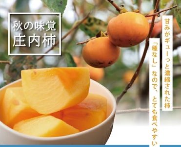 SA2084　庄内柿　約5kg(25～31玉入) L～4Lサイズ