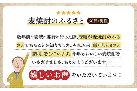 【全6回定期便】壱岐焼酎飲み比べ（SI）《壱岐市》【壱岐の蔵酒造（株）】[JBK023] 酒 焼酎 麦焼酎 飲み比べ セット 66000 66000円
