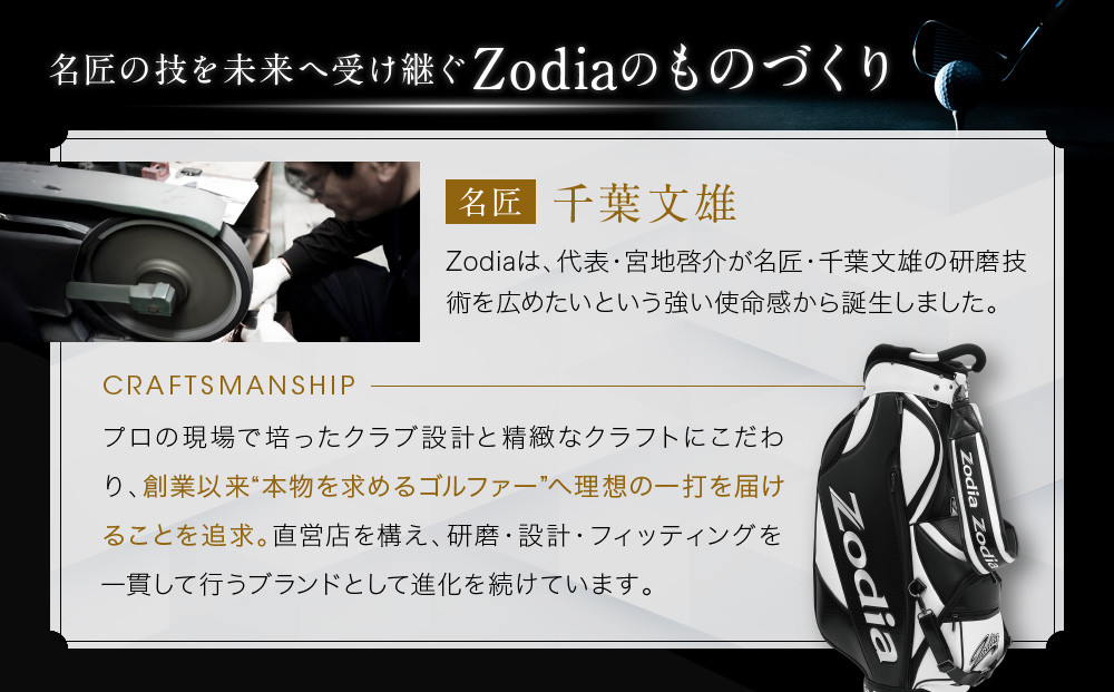 Zodia Z935 ドライバー　RODDIO社製Zodiaオリジナルシャフト50S