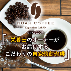 A-165 ＜挽かずに豆の状態でお届け＞珈琲豆本来のピュアな味にこだわり、遠赤外線焙煎でふっくらと焼き上げた自家焙煎珈琲豆・霧島天然水使用！《珈琲豆100g×5種詰め合わせ》【ノア・コーヒー】