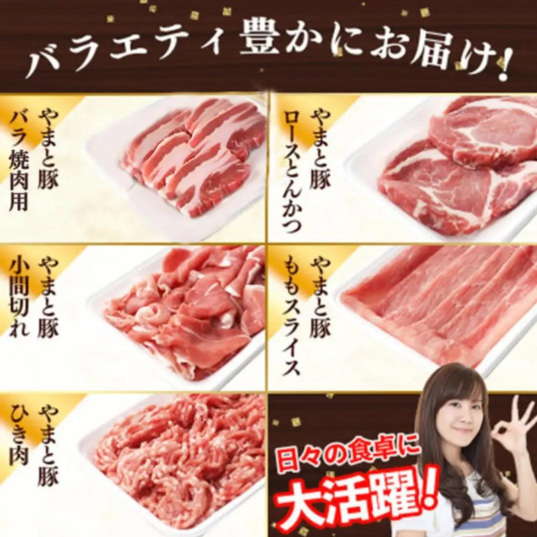岩手県産やまと豚5種約1.3kg 国産 肉 豚肉 小分け