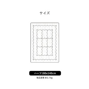 【ミニ】とろーりケット　肌掛け布団　ハーフ（ピンク）  〔Qc054-pi〕