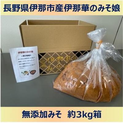 ふるさと納税 伊那市 伊那華のみそ娘　みそ　3kg箱