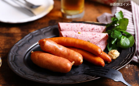 【全12回定期便】秒でプラスもう一品！ブランドポーク『オズの箱入り娘』使用！特製ウインナー（5本入り）×3袋 合計360g 豚肉 小分け 切り落としベーコン 愛媛県大洲市/株式会社オズメッセ[AGAZ