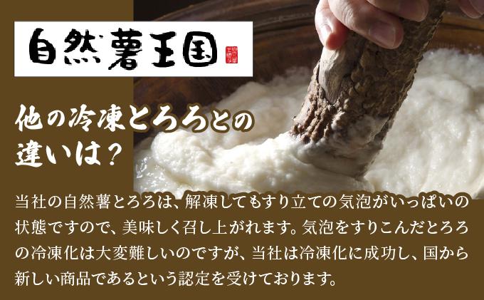 ＜定期便・全3回＞自然薯茎わさびとろろ 40g×4個