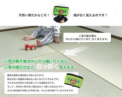 佐賀県産い草置き畳 82cm角6枚セット：C150-038