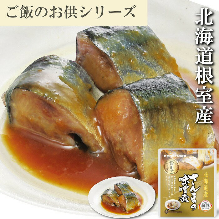 【ふるさと納税】 [北海道根室産] さんまの味噌煮 10P 秋刀魚 サンマ お取り寄せ グルメ 海鮮 加工品 ご飯のお供 おつまみ 北海道 根室市 ふるさと納税 G-09010