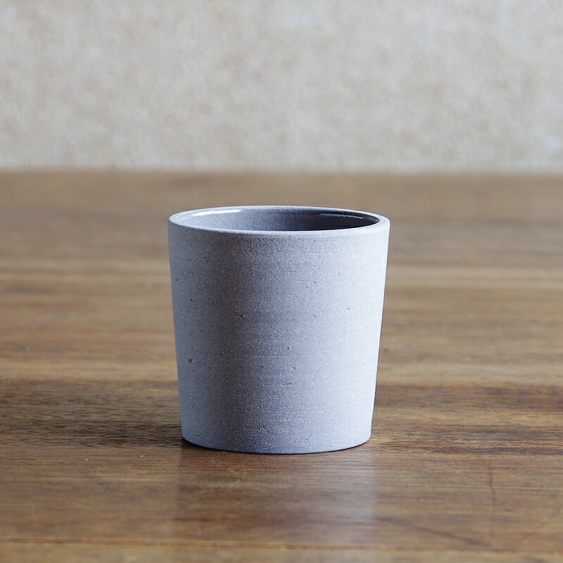 【ふるさと納税】 CONCRETE CERAMIC Cup S カップ コップ 手作り デザイン 革 小物 陶器 焼き物 食器 工芸品 伝統 工芸 お中元 お歳暮 ギフト 小松市 石川県 015008【KEI ARABUNA ART STUDIO】