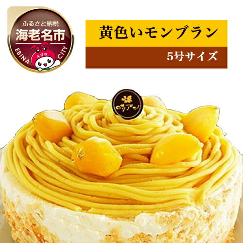 黄金色に輝く昔懐かしの黄色いモンブラン【 菓子・スイーツ ケーキ 神奈川県 海老名市 】